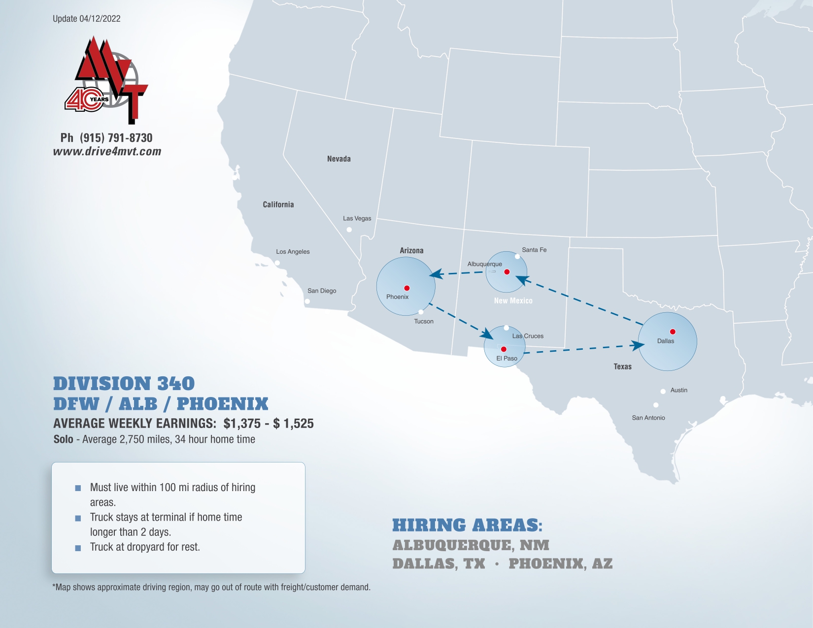 Updated 340 Map
