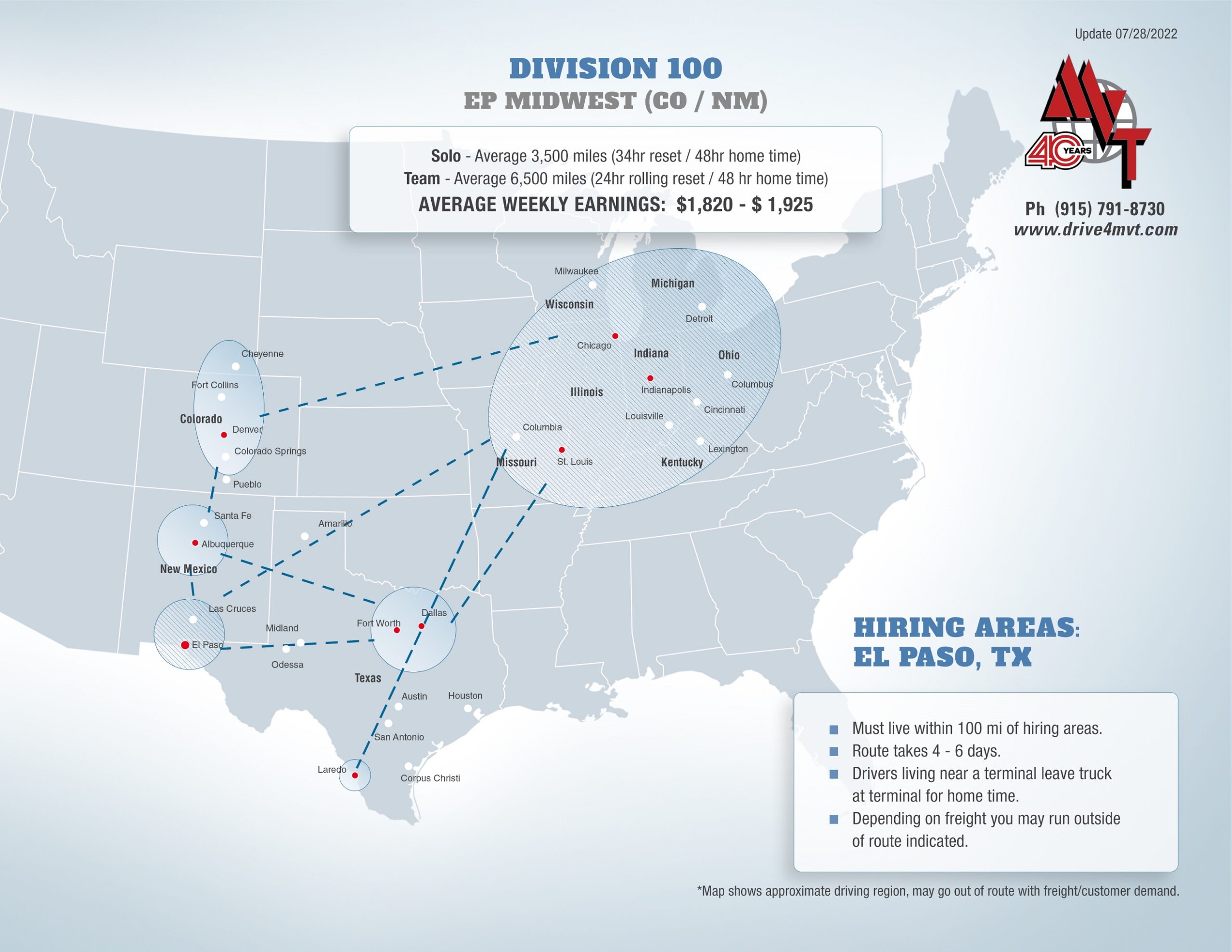 Updated 100 Map